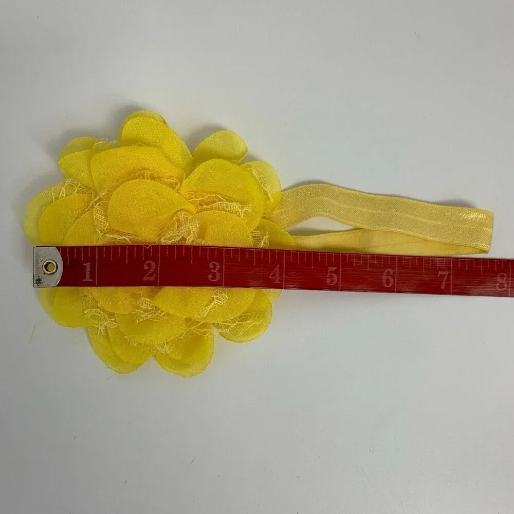 Flower Stretch Multicolor Hairbands For Children Hair Accessoies Pack of 9